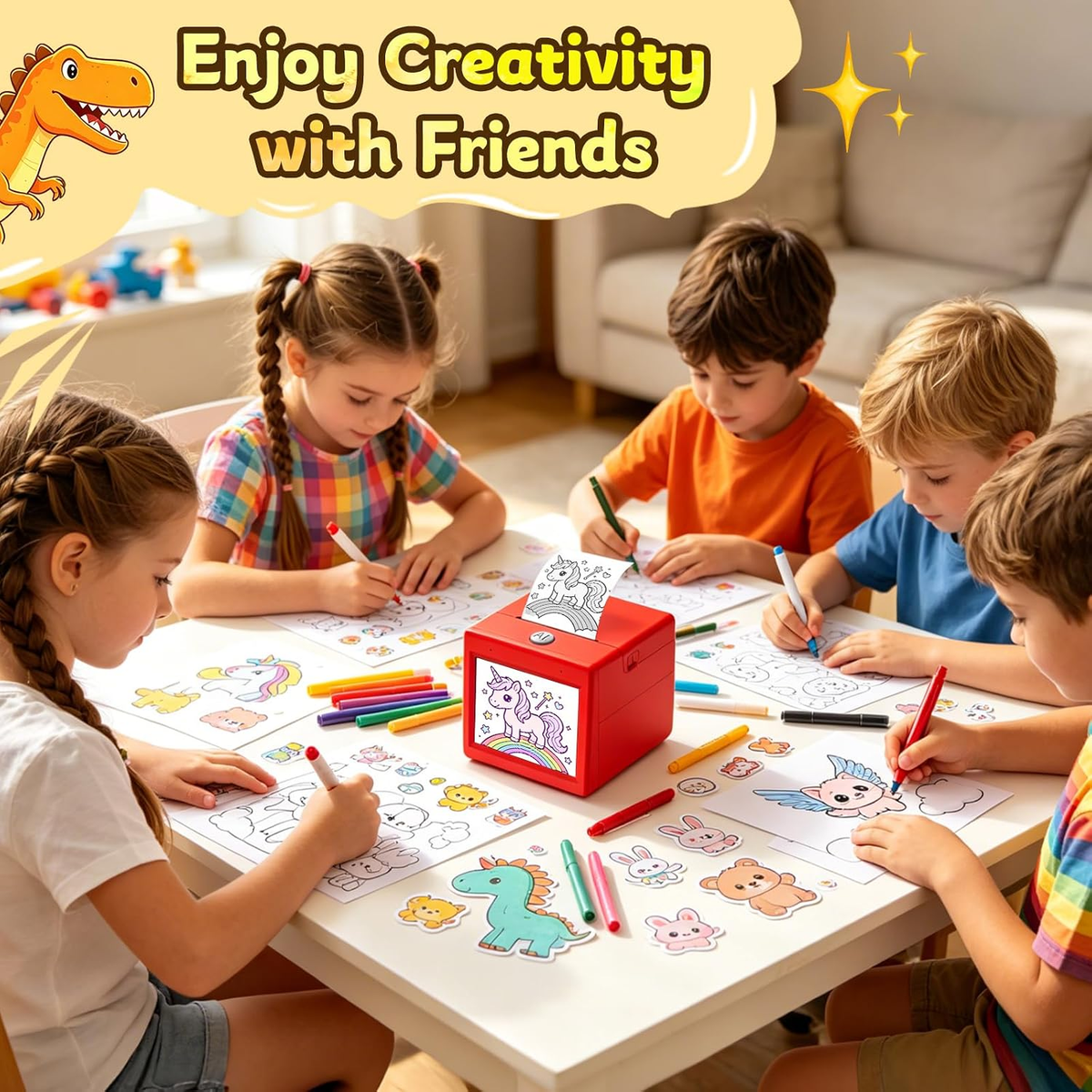 Printapal — Magic Voice Sticker Printer for Kids