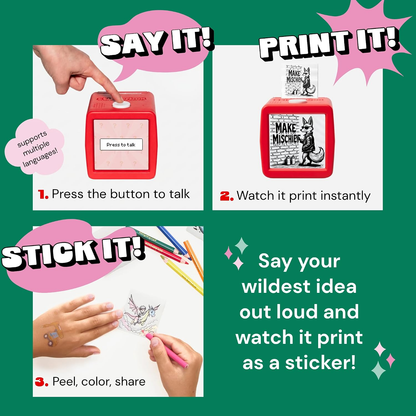 Printapal — Magic Voice Sticker Printer for Kids