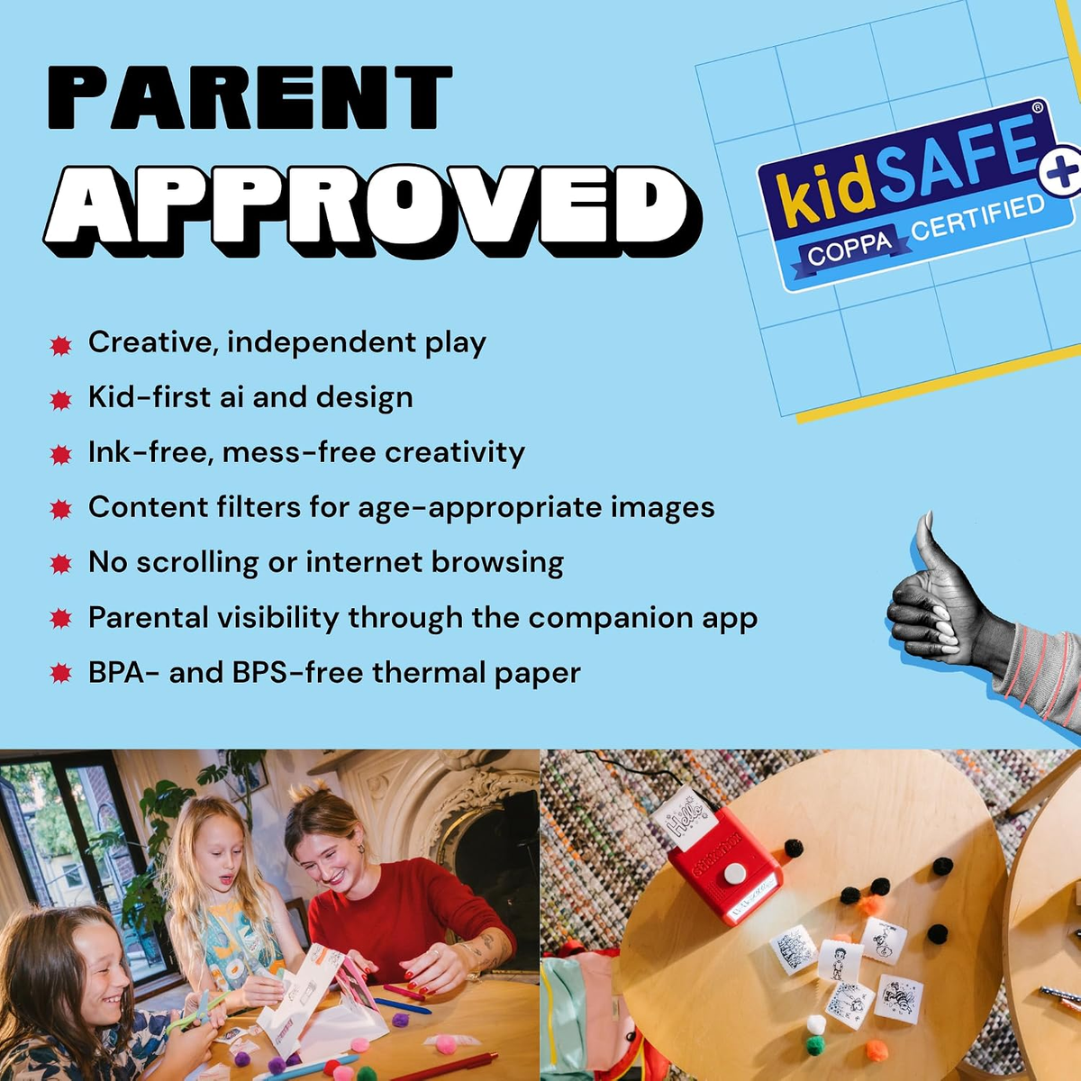 Printapal — Magic Voice Sticker Printer for Kids
